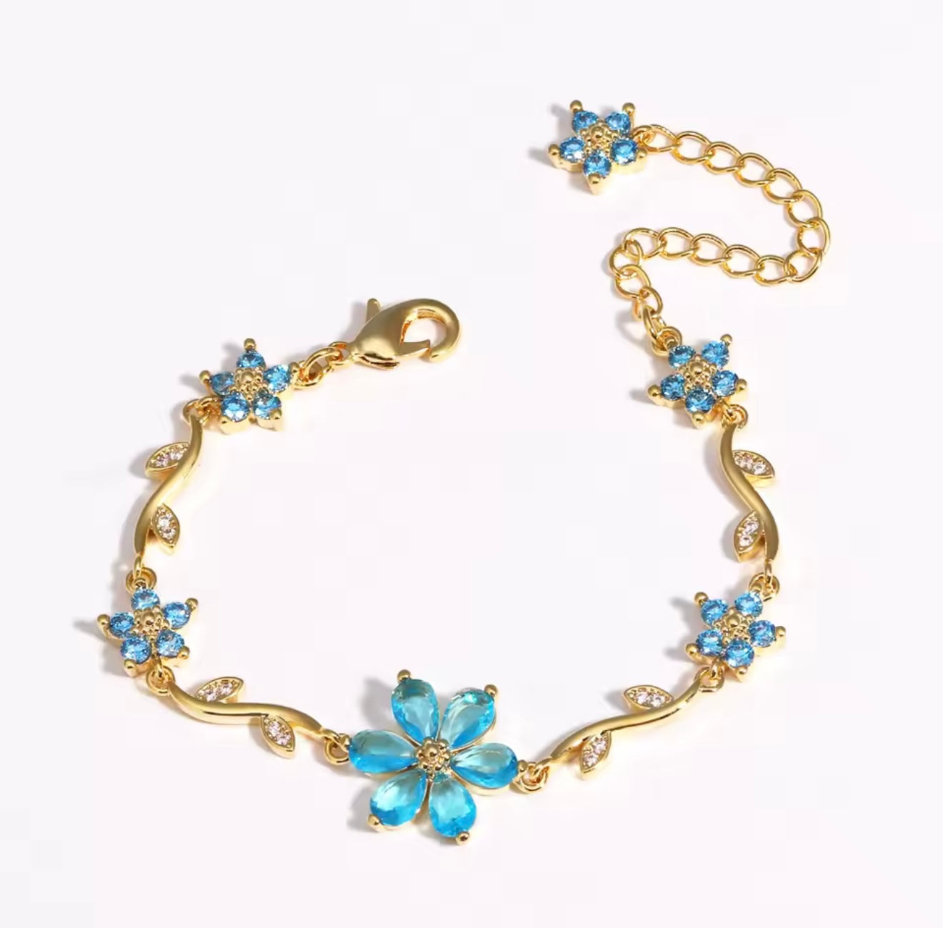 Kvetinová záhrada náramok