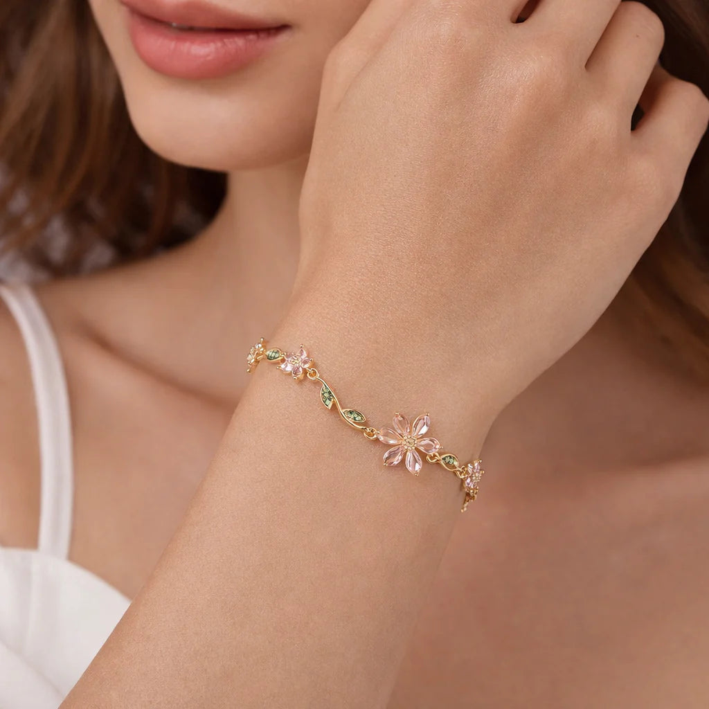 Kvetinová záhrada náramok