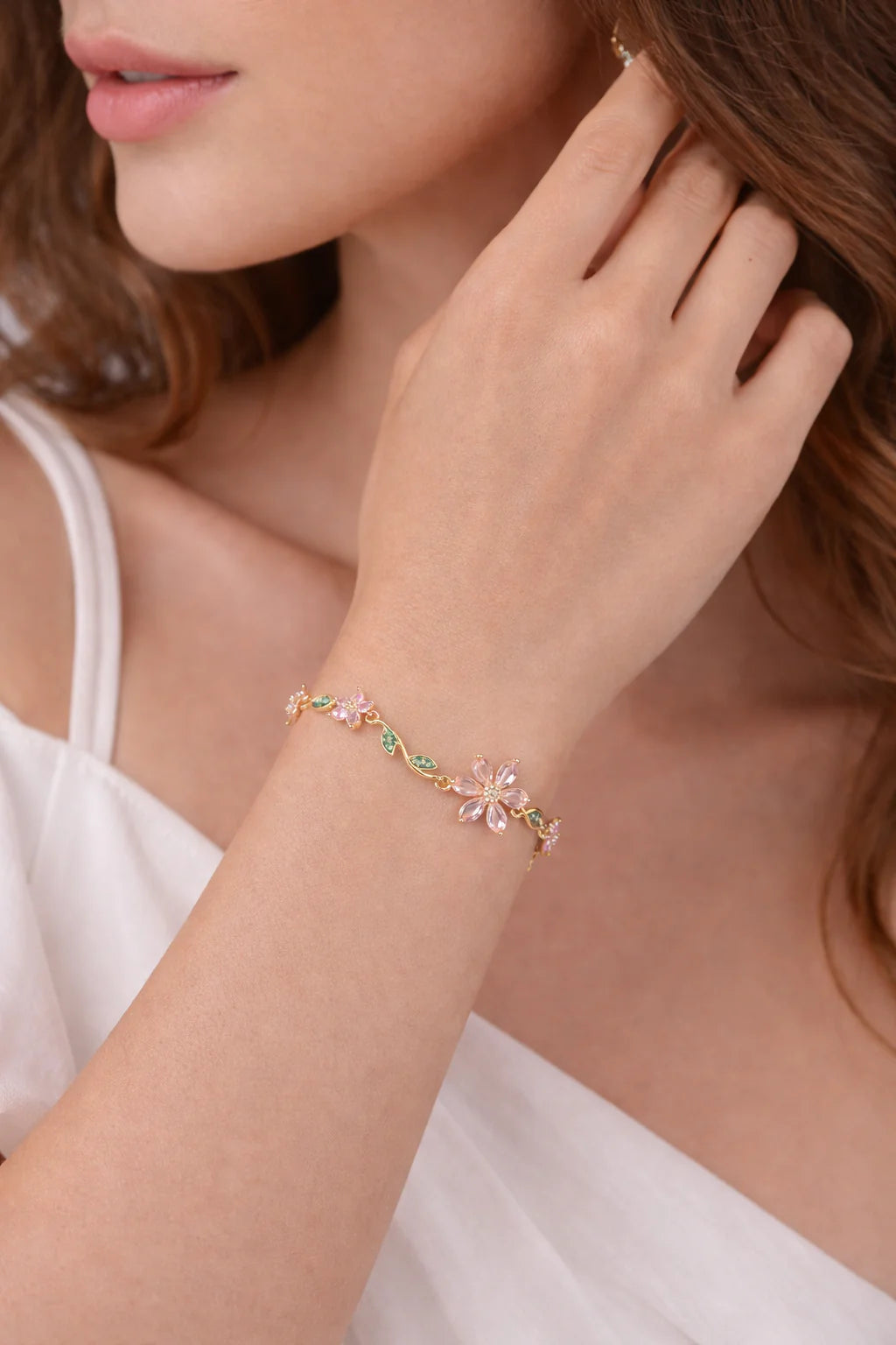 Kvetinová záhrada náramok